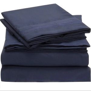 Soft Microfiber Deep Pocket Bed Sheets - 4 Piece Set
